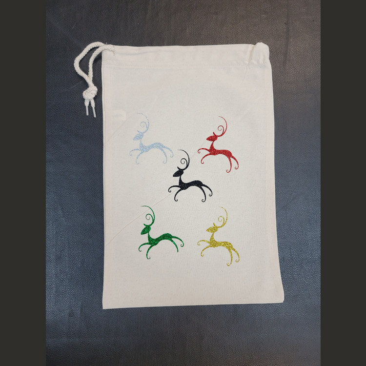 Christmas Gift Bag 15 Reusable Drawstring Gift Bags (Set of 3)
