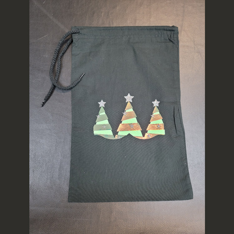 Christmas Gift Bag 6 Reusable Drawstring Gift Bags (Set of 3)