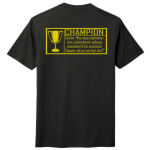 CC2022A Brutal Logo Champion Caption Tee