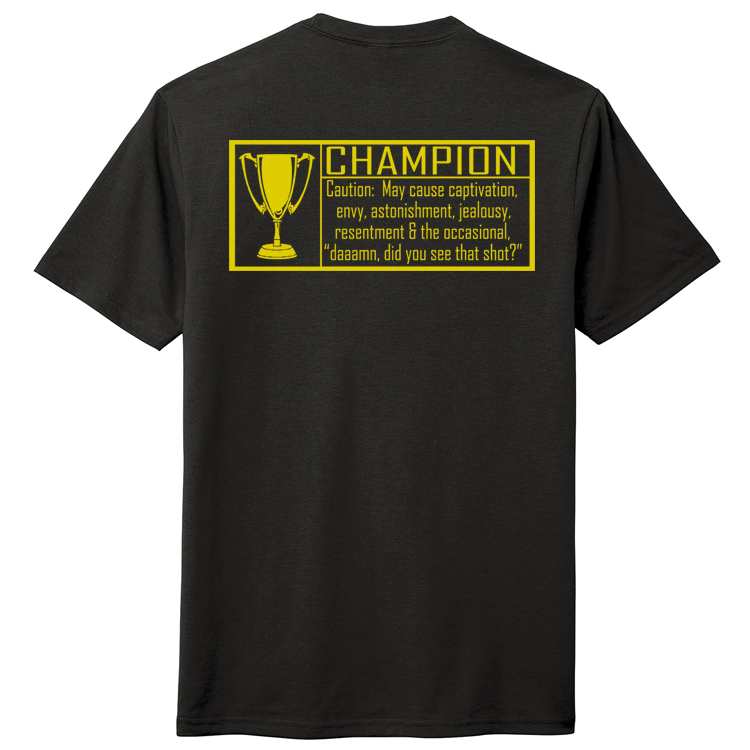 CC2022A Brutal Logo Champion Caption Tee