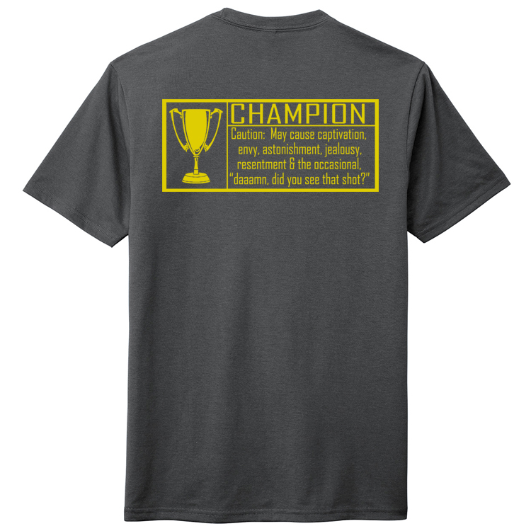 CC2022A Brutal Logo Champion Caption Tee