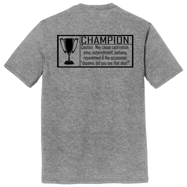 CC2022A Brutal Logo Champion Caption Tee