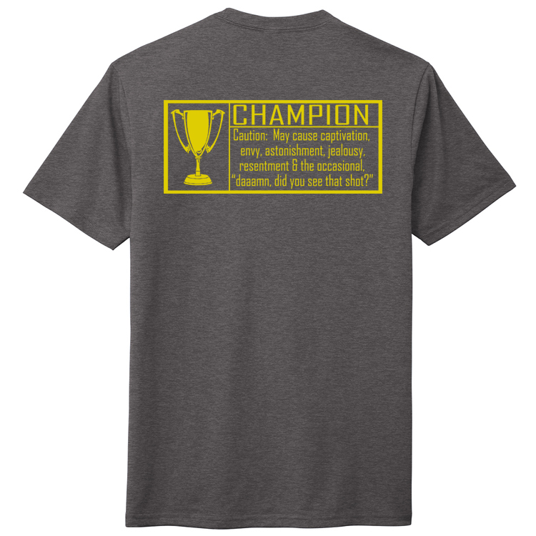 CC2022A Brutal Logo Champion Caption Tee