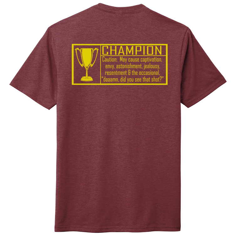 CC2022A Brutal Logo Champion Caption Tee
