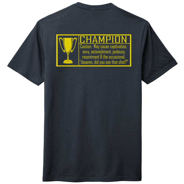 CC2022A Brutal Logo Champion Caption Tee