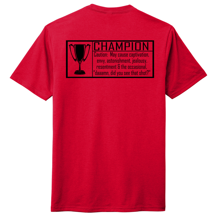 CC2022A Brutal Logo Champion Caption Tee
