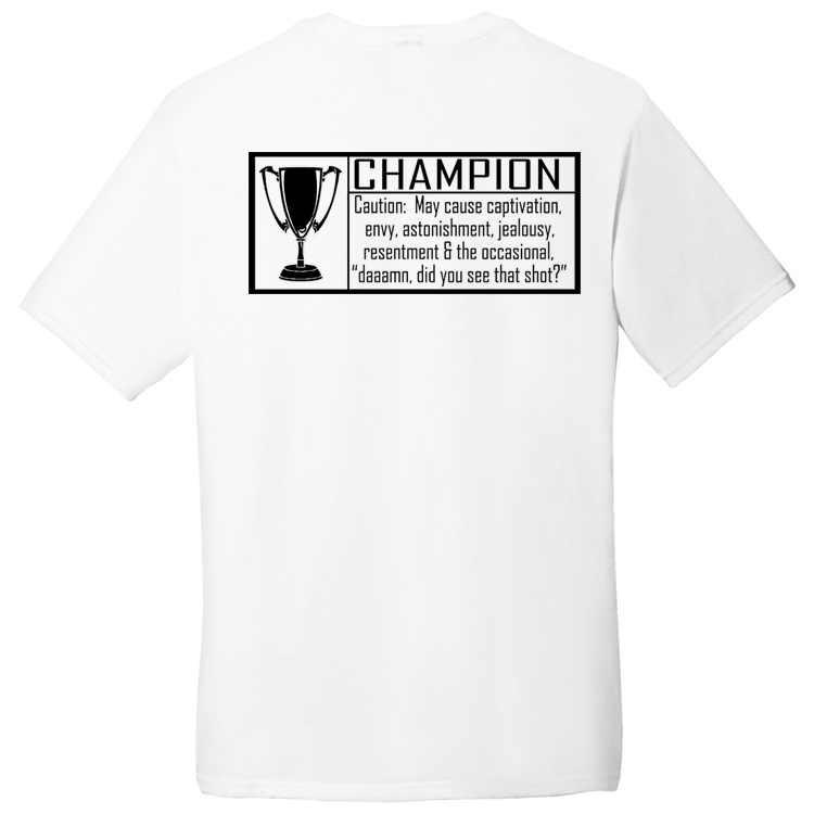 CC2022A Brutal Logo Champion Caption Tee