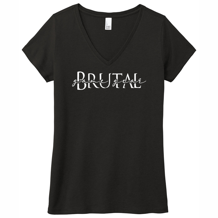 ILLT22 Brutal Inlay Logo Ladies Tee