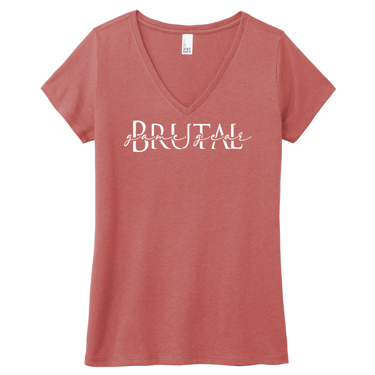 ILLT22 Brutal Inlay Logo Ladies Tee
