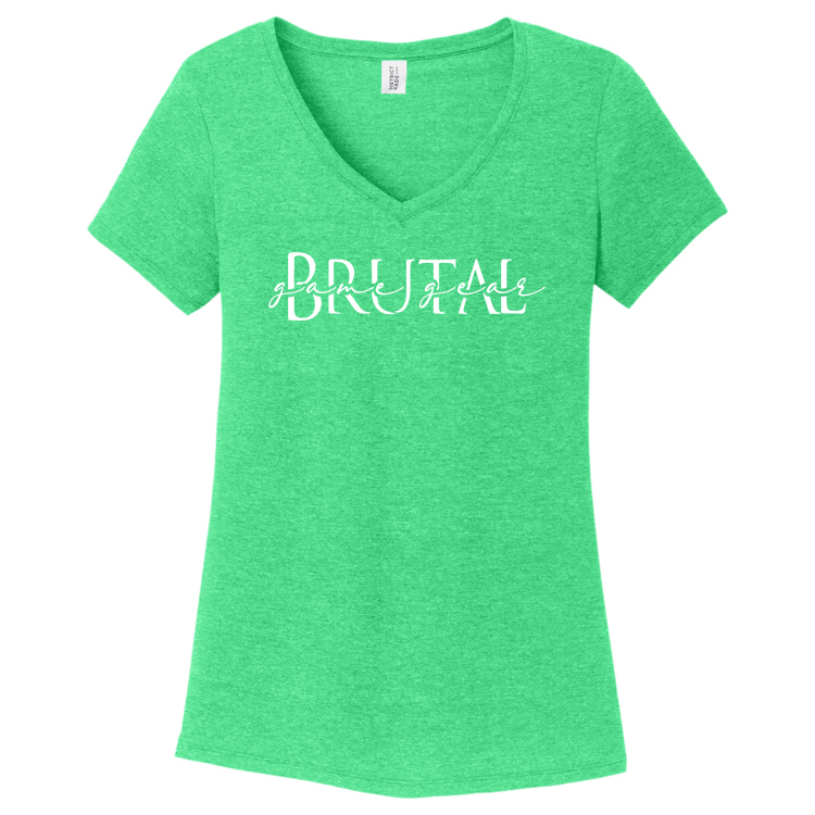 ILLT22 Brutal Inlay Logo Ladies Tee