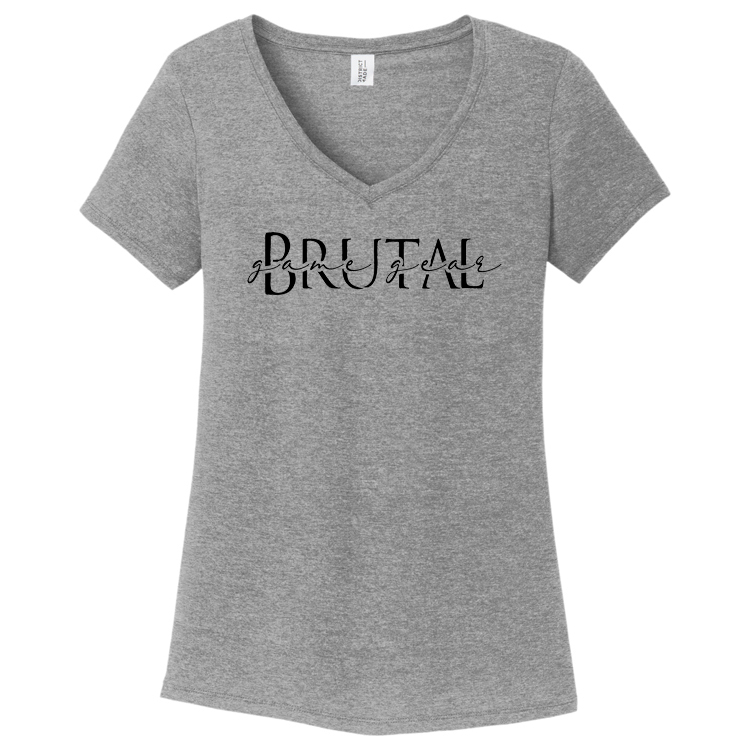 ILLT22 Brutal Inlay Logo Ladies Tee