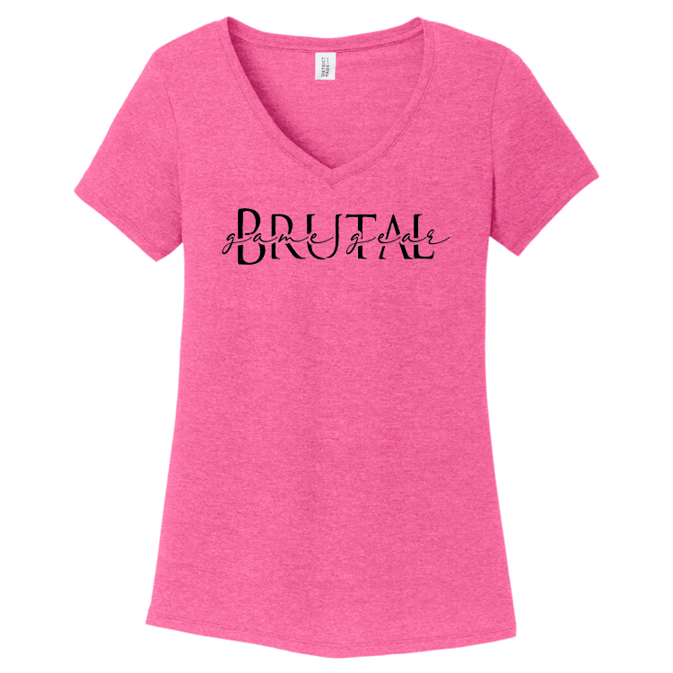 ILLT22 Brutal Inlay Logo Ladies Tee