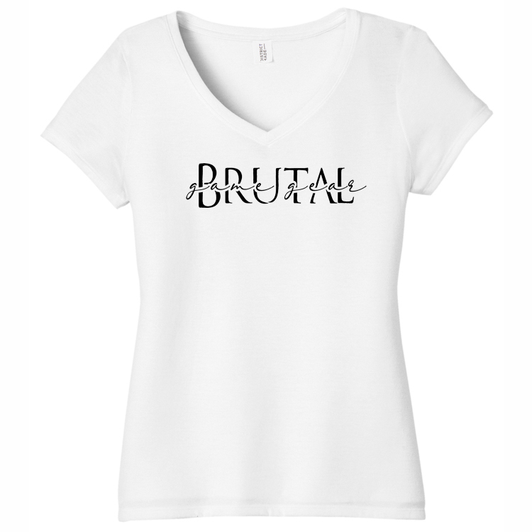 ILLT22 Brutal Inlay Logo Ladies Tee