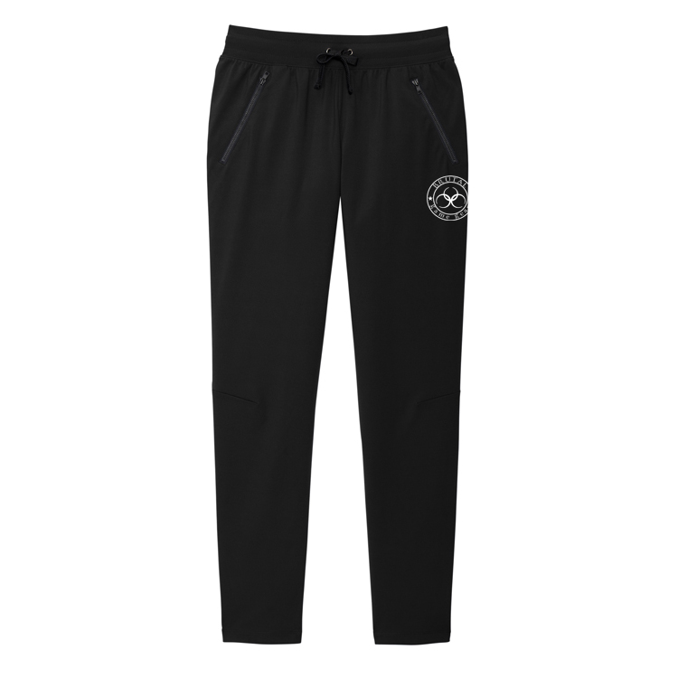 LPST871 Brutal Logo Ladies Sueded Circuit Jogger