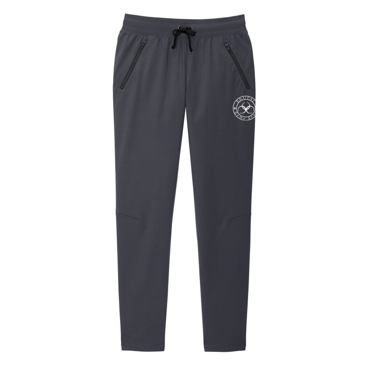 LPST871 Brutal Logo Ladies Sueded Circuit Jogger