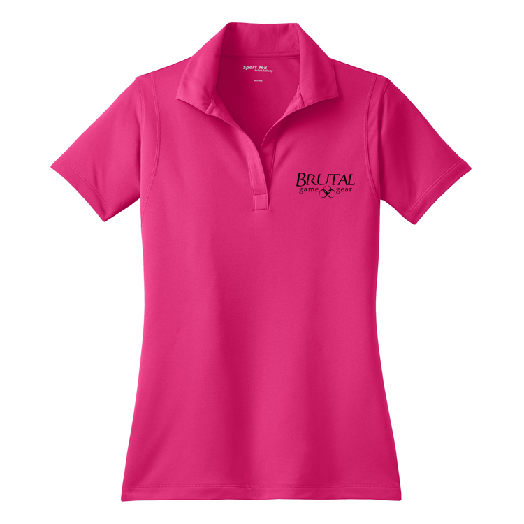 LST650 Brutal Logo Ladies MicroPique Polo