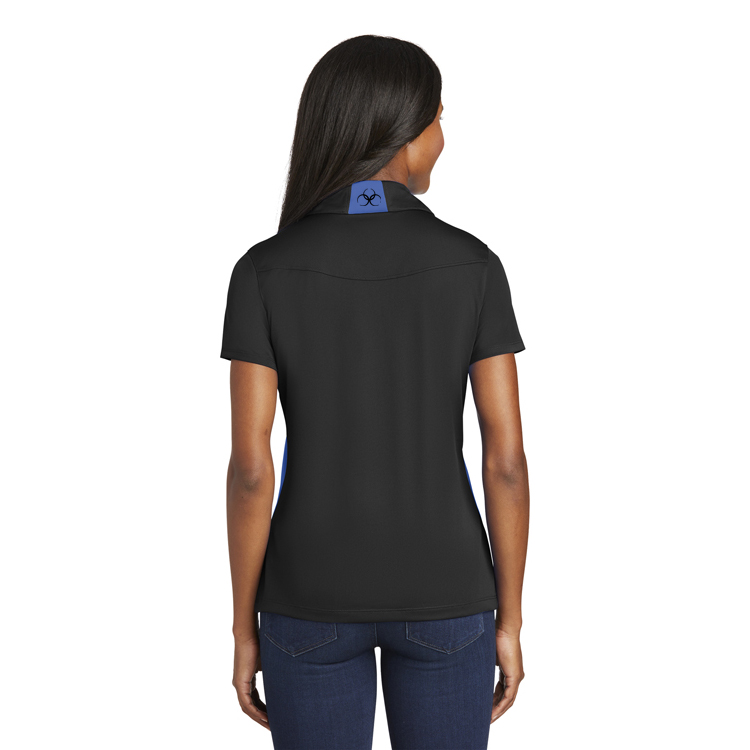 LST655 Brutal Logo Ladies Side Blocked Micropique Polo