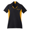LST655 Brutal Logo Ladies Side Blocked Micropique Polo