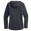 LST870 Brutal Logo Ladies Sueded Circuit Full-Zip Hooded Jacket