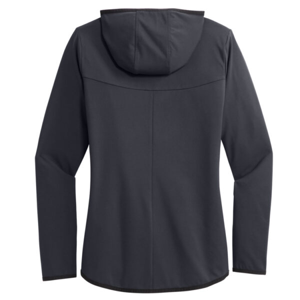 LST870 Brutal Logo Ladies Sueded Circuit Full-Zip Hooded Jacket