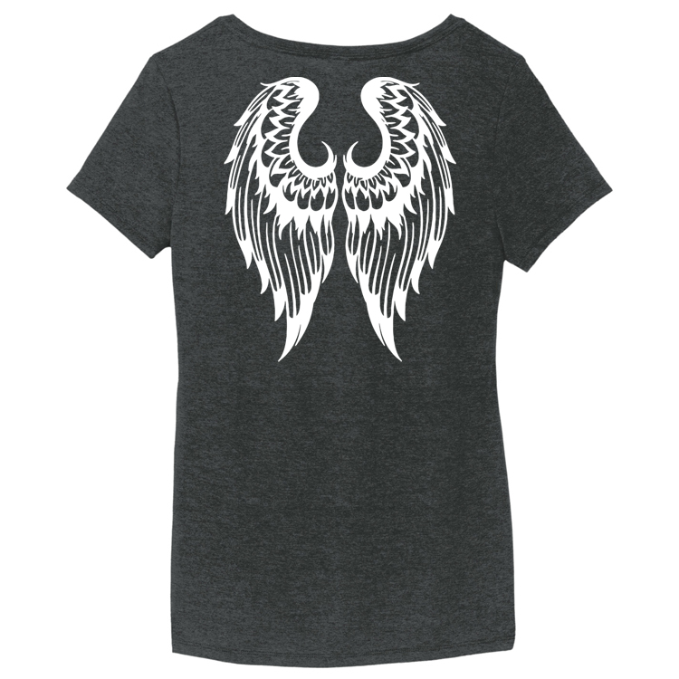LWT22 Brutal Logo Ladies Wing Tee