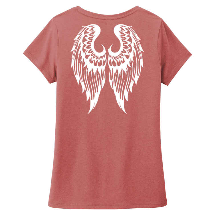 LWT22 Brutal Logo Ladies Wing Tee