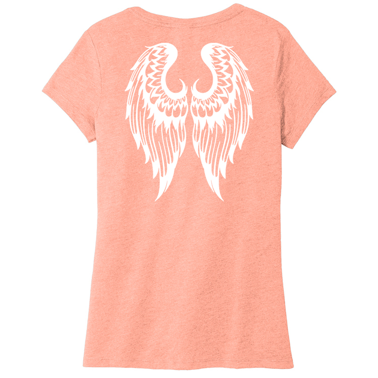 LWT22 Brutal Logo Ladies Wing Tee