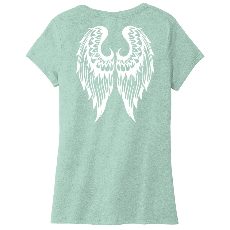 LWT22 Brutal Logo Ladies Wing Tee