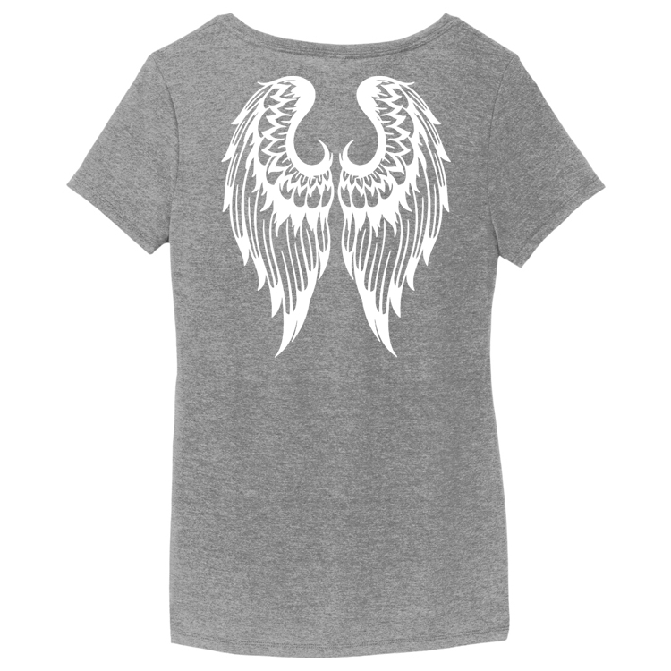 LWT22 Brutal Logo Ladies Wing Tee
