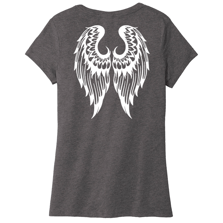 LWT22 Brutal Logo Ladies Wing Tee