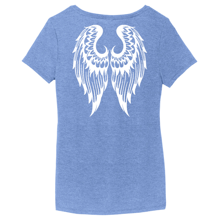 LWT22 Brutal Logo Ladies Wing Tee