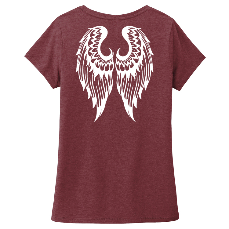 LWT22 Brutal Logo Ladies Wing Tee