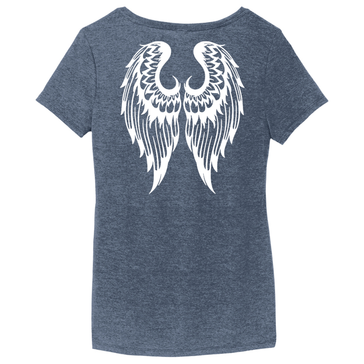 LWT22 Brutal Logo Ladies Wing Tee