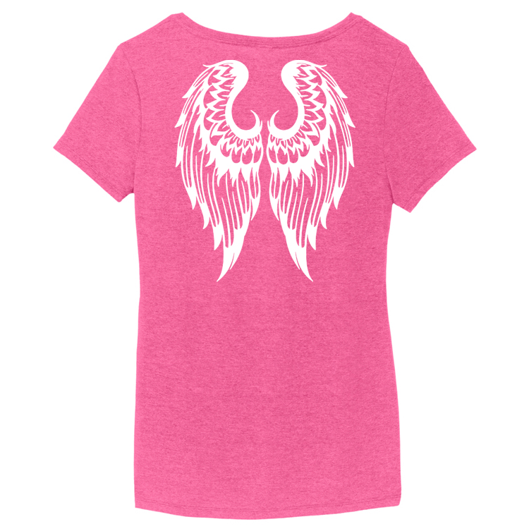 LWT22 Brutal Logo Ladies Wing Tee