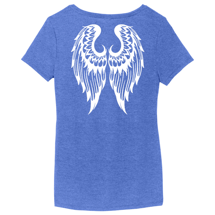 LWT22 Brutal Logo Ladies Wing Tee