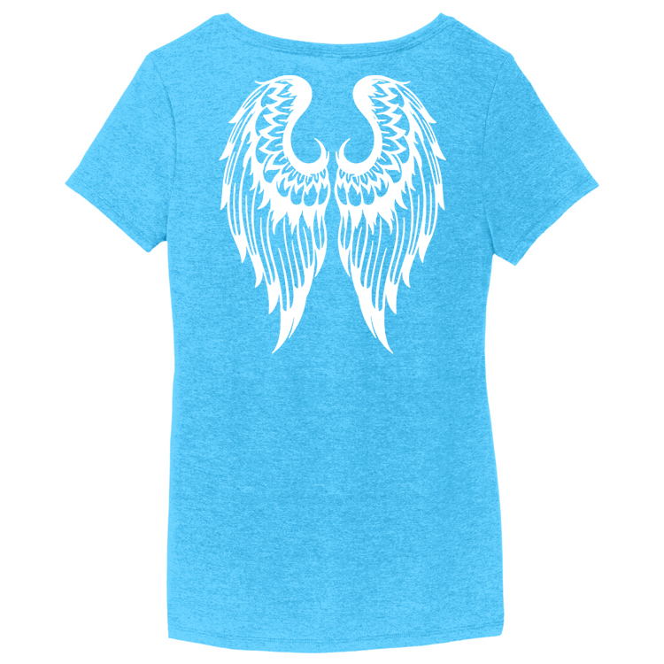 LWT22 Brutal Logo Ladies Wing Tee