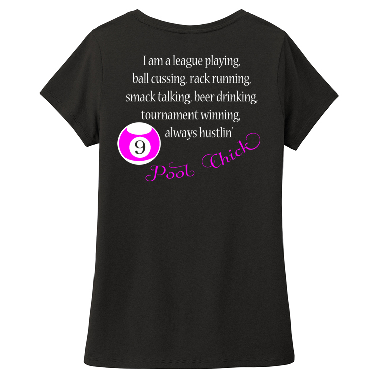 PC2022A Brutal Logo Pool Chick Ladies Tee