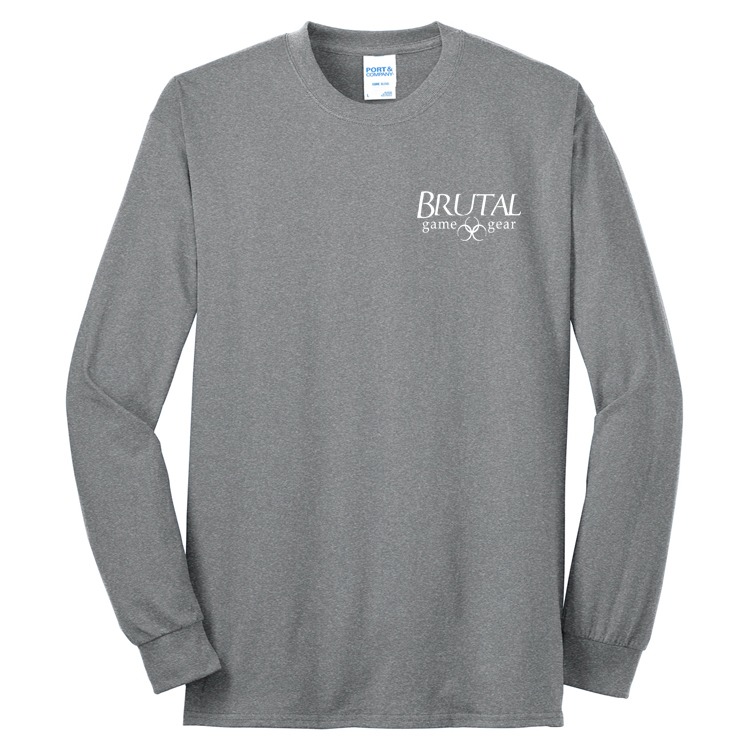 PC55LST Brutal Logo Tall Long Sleeve Core Blend Tee