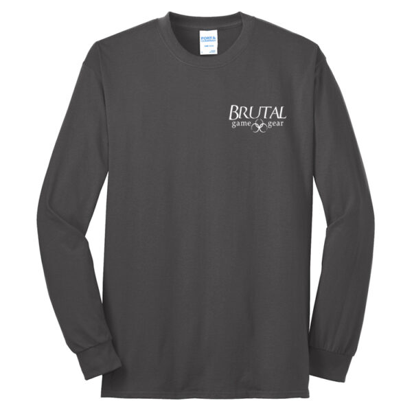 PC55LST Brutal Logo Tall Long Sleeve Core Blend Tee
