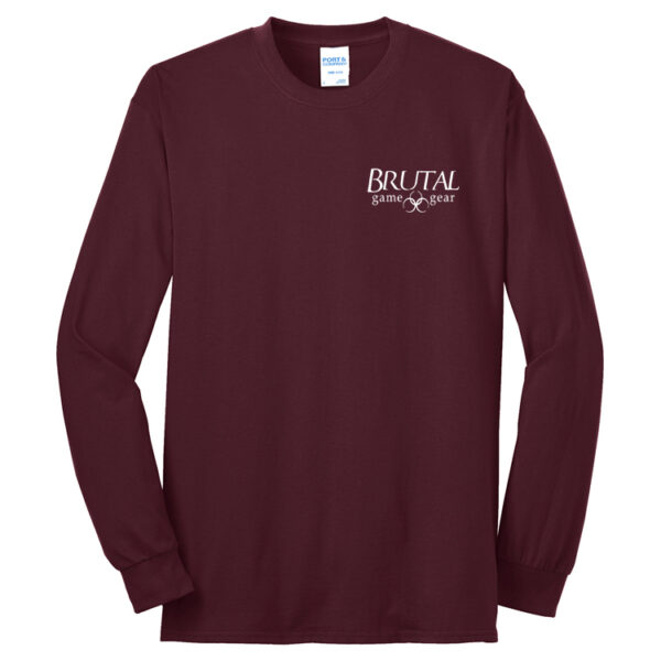 PC55LST Brutal Logo Tall Long Sleeve Core Blend Tee