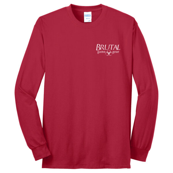 PC55LST Brutal Logo Tall Long Sleeve Core Blend Tee