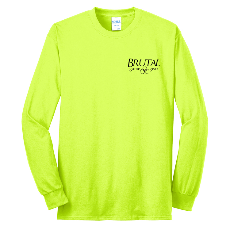 PC55LST Brutal Logo Tall Long Sleeve Core Blend Tee