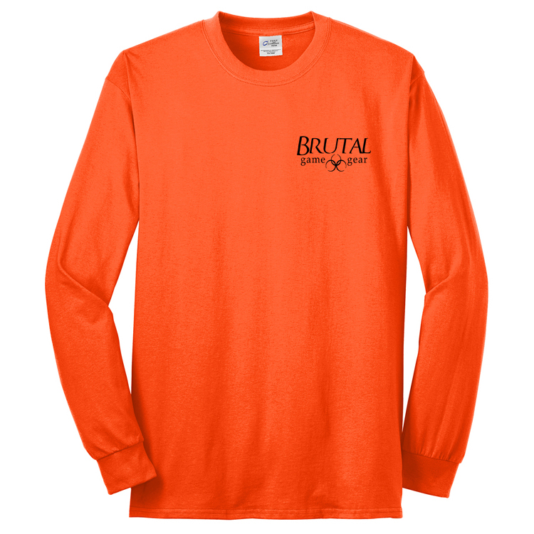 PC55LST Brutal Logo Tall Long Sleeve Core Blend Tee