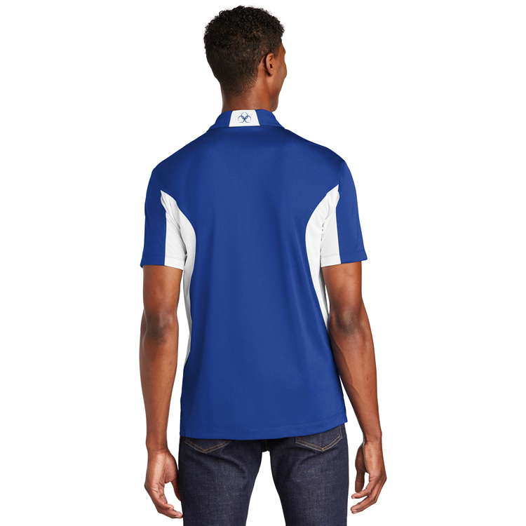 ST655 Brutal Logo Side Blocked Micropique Polo