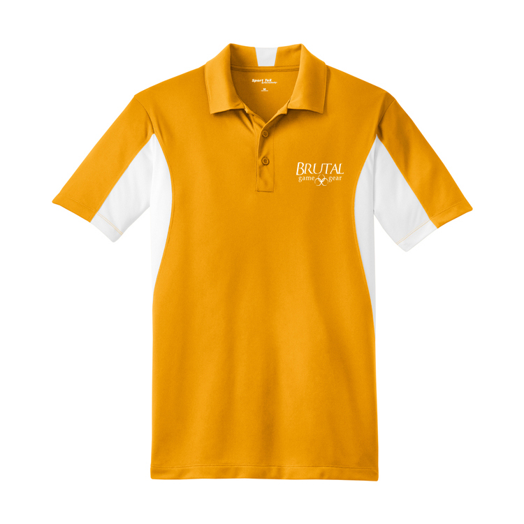 ST655 Brutal Logo Side Blocked Micropique Polo