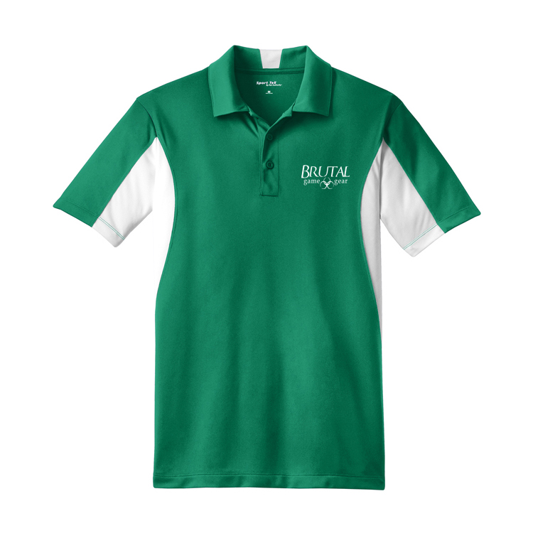 ST655 Brutal Logo Side Blocked Micropique Polo