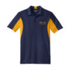 ST655 Brutal Logo Side Blocked Micropique Polo