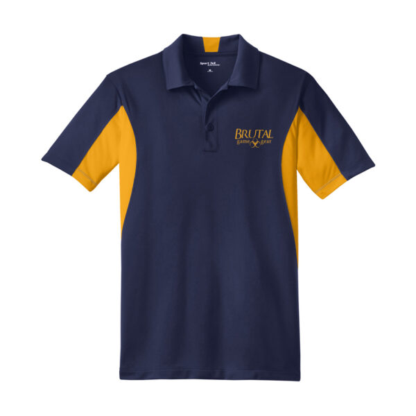 ST655 Brutal Logo Side Blocked Micropique Polo