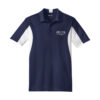 ST655 Brutal Logo Side Blocked Micropique Polo