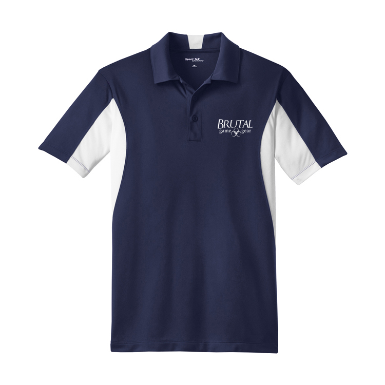 ST655 Brutal Logo Side Blocked Micropique Polo